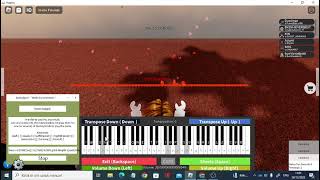 Coolio  Gangsta Paradise Roblox Digital Piano [upl. by Aihtebat4]