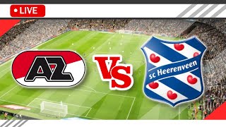 🔴AZ Alkmaar VS SC Heerenveen LIVE Match Score Streaming Full HD  Netherlands Eredivisie 2023 [upl. by Aneeles]