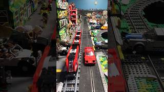 New Lego City Train Races The Red Ferrari F40 [upl. by Ashti988]