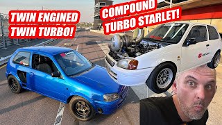 Twin Engined Starlet and Compound Turbo Starlet are Insane We meet the Camp Dogs from Darwin [upl. by Dante]