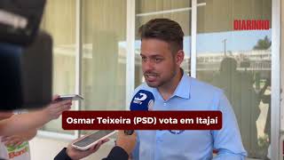 Osmar Teixeira vota confiante [upl. by Niledam419]