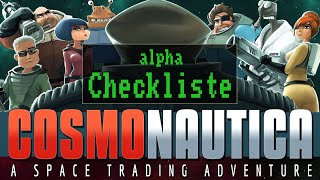 Checkliste Cosmonautica  alpha  Gameplay  Preview  Deutsch  German [upl. by Aindrea353]