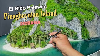 HyperRealistic Diorama  Pinagbuyutan Island in El Nido Palawan [upl. by Giule]