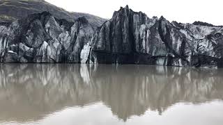 At the Solheimajokull Glacier near Vik Iceland [upl. by White]