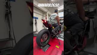 his 270whp KawasakiH2R on the dyno kawasaki [upl. by Adlar]