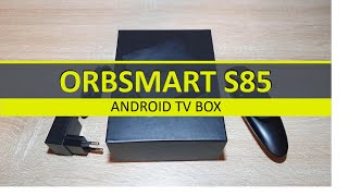 Orbsmart S85 Mini czyli Beelink GT1 Mini Android TV Box Unboxing amp Test [upl. by Opaline]