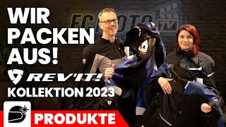 UNBOXING Neue REV’IT Kollektion 2023  wir packen die neue Motorradbekleidung aus [upl. by Shirk124]