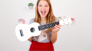 Beginner Ukulele Tutorial  How to Play amp sing 3 easy songs [upl. by Hultgren]