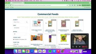 Backcountry Food Commercial Foods Tutorial Video [upl. by Bruns]