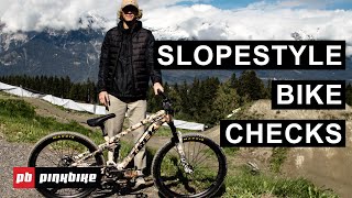 6 Slopestyle Bike Checks from Crankworx Innsbruck 2020 [upl. by Nyloc]