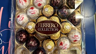 Ferrero Rocher Premium Gourmet Assorted Hazelnut Milk Dark Coconut Chocolate Collection Unboxing [upl. by Edurtreg564]