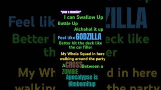 GODZILLA lyrics Eminem [upl. by Kcirrej]