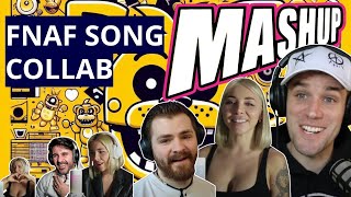 FNAF Song Collab Reaction MashUp Watch VaporTheGamer Skychrew and more [upl. by Henke]