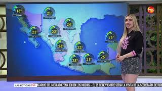 Clima 12 de Noviembre 2024 con Marisol Dovala 🌤️  La chica del clima TVP [upl. by Anehsuc]