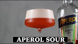 Receita de Aperol Sour l Coquetel de Aperol e Whisky [upl. by Aretse]