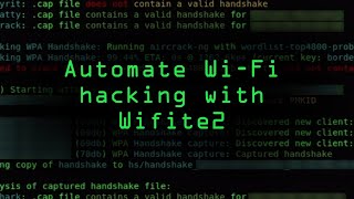 Automate WiFi Hacking with Wifite2 in Kali Linux Tutorial [upl. by Inalel977]