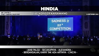 HINDIA Live KONSER KARAWANG  2024 [upl. by Siuqaj]