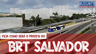 Você já viu o projeto completo do BRT de Salvador [upl. by Sheffie455]