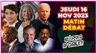 EMISSION MATIN DEBAT  16 NOVEMBRE 2023  Radio Télé Éclair [upl. by Lutero]