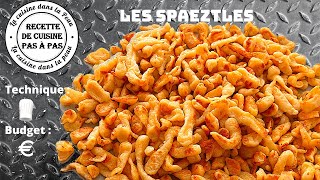 Les spaetzles  des pâtes alsaciennes ultra simples bonnes et inratables Avec ou sans matériel [upl. by Zumstein561]