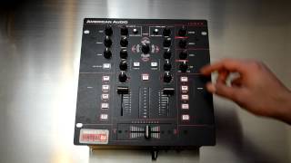 American Audio MXR10 Professional DJ MixerController HDVideo Review [upl. by Mara]