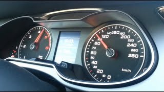 Audi A4 20 TDI 143 PS  105 kW 0100 Acceleration Test [upl. by Carnahan]