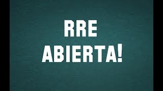 RRE ABIERTA [upl. by Iow746]