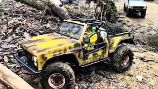 110 Scale RC Car CrossRC XT4 Driving on nature part 1 rc rccar crossrc offroad rccrawler 4x4 [upl. by Orland423]