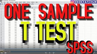 cara uji one sample t test di spss [upl. by Eiryt]