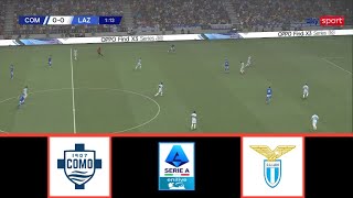 COMO 1907 VS SS LAZIO  SERIE A 20242025  FOOTBALL LIFE 2025 [upl. by Lihp462]