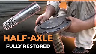 Incredible Tractor HalfAxle Restoration From Scrap to LikeNew Condition [upl. by Leventis]