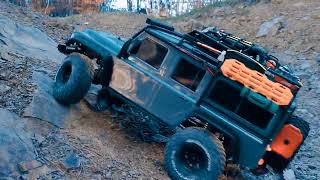 Trx4 Defender action go offroad Lúky  11 [upl. by Hamas408]