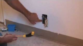 Removing a quotdamagedquot electrical outlet box [upl. by Cornel]