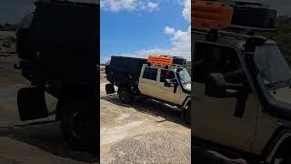 79 series landcruiser on the rocks 79series offroad 4wd vanlife australia [upl. by Aivatnuahs]