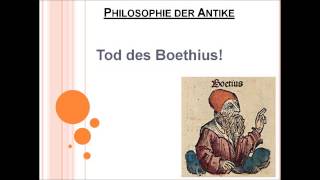 Der Tod des Boethius [upl. by Ecnatsnok]