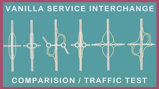 Best Starting Interchange ranked in vanilla cities skylines  traffic test and guide for beginners [upl. by Goltz]