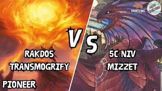 Rakdos Transmogrify VS 5 Color Niv Mizzet MTG Pioneer [upl. by Eecram]