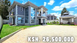 TOURING A 26500000 FULLY FURNISHED MAISONETTE IN NGONG KENYA  GATED ESTATE 4 UNITS sold [upl. by Pliam]