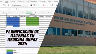 Organizando mi Cuatrimestre Planificación de Materias en Medicina unpaz 2024 [upl. by Lunseth]