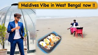 Maldives vibe in West Bengal  Breakfast by the Beach [upl. by Atiluj]