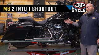 Milwaukee Eight Bagger 2 into 1 Exhaust Shootout [upl. by Kingsbury76]