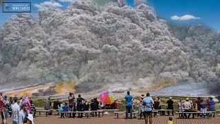 Horrible Today Yellowstone Secondsquot Giant Geyser Powerfull Eruption Recorde Live Threaten Millions [upl. by Adnirual631]