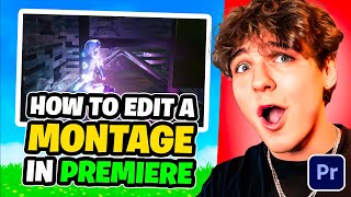 How To Edit The BEST Fortnite Montages in PREMIERE PRO Free Presets  2023 [upl. by Ilram]