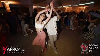 Cornel amp Jovana  Social dancing  Albania Afro Latin Festival 2023 [upl. by Yanel112]