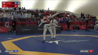 405 Round of 64 Men 59kg SWZ S MATSEBUL CHN Q LI [upl. by Maud]