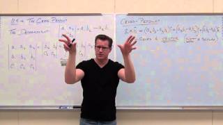 Calculus 3 Lecture 114 The Cross Product [upl. by Myca]