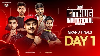 Thug Invitational 2024  Grand Finals D1  BGMI  Ft iQOO SouL GT Carnival Gaming etc [upl. by Eillom873]