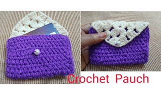 Crochet card pauch crochet card purse crochet card pauch kikore banabe barnals Attic [upl. by Ennaeilsel]