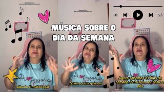 🎶 MÚSICA DIVERTIDA DOS DIAS DA SEMANA – APRENDA BRINCANDO 🎉 [upl. by Borrell397]