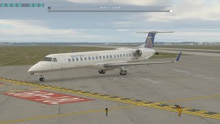 My first ERJ 145 landing in XP12 [upl. by Gnouhc14]